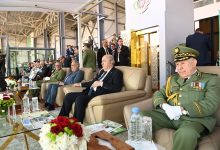 صورة الرئيس تبون يشرف على نهائي كأس الجزائر العسكرية